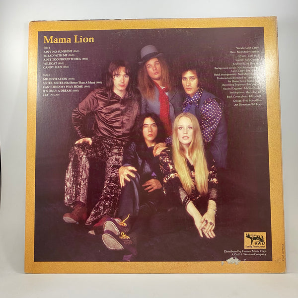 Mama Lion – Preserve Wildlife LP USED Vinyl VG+/VG+