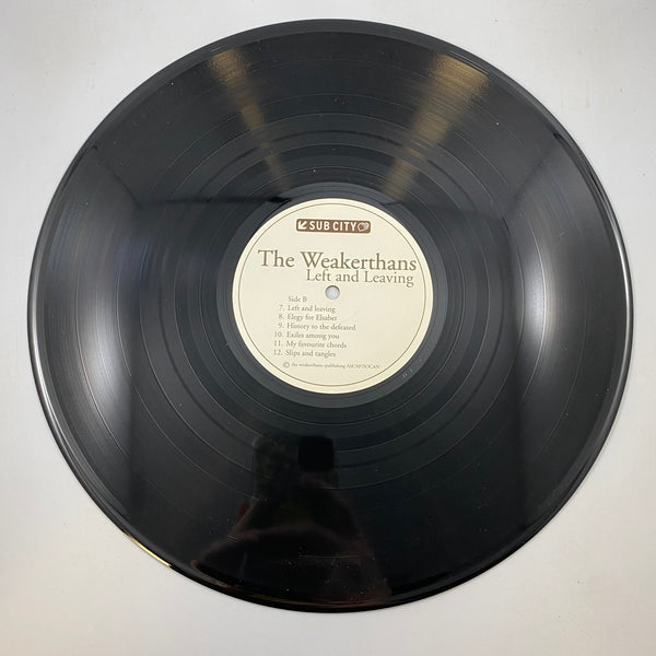 The Weakerthans – Left And Leaving LP USED Vinyl VG+/VG+