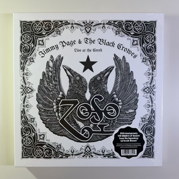 Jimmy Page & The Black Crowes – Live At The Greek LP NOS Vinyl Box Set Mint Still Sealed