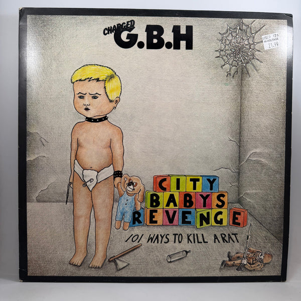 Charged G.B.H – City Baby's Revenge LP USED Vinyl VG+/VG+