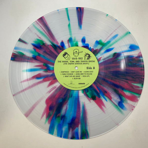Blink-182 – The Mark, Tom And Travis Show (The Enema Strikes Back!) LP USED Vinyl NM/NM Color Vinyl