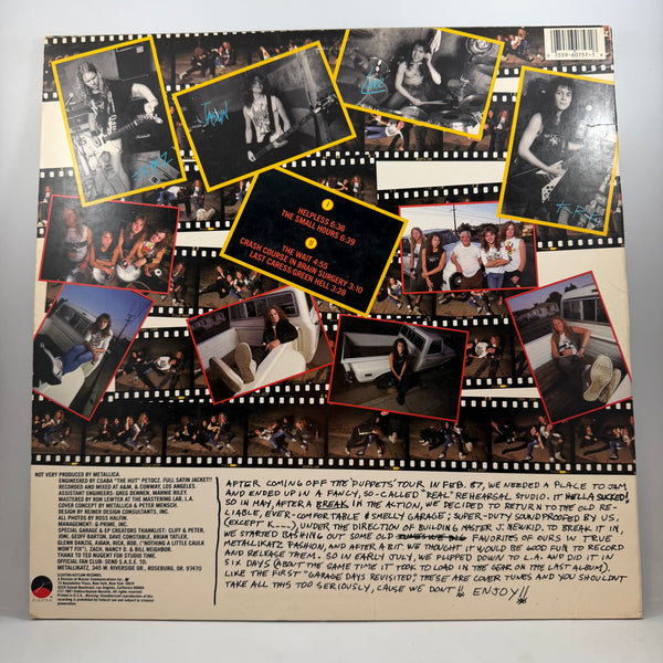 Metallica – The $5.98 E.P. - Garage Days Re-Revisited LP USED Vinyl VG/VG
