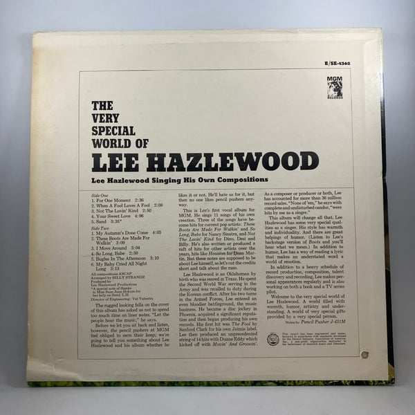 Lee Hazlewood – The Very Special World Of Lee Hazlewood LP USED Vinyl VG++/VG+