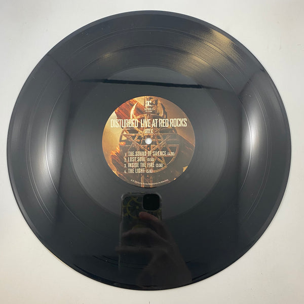 Disturbed – Live At Red Rocks LP USED Vinyl VG+/VG+