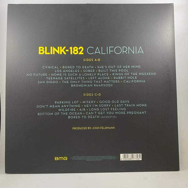 Blink-182 – California LP USED Vinyl NM/VG+ Color Vinyl