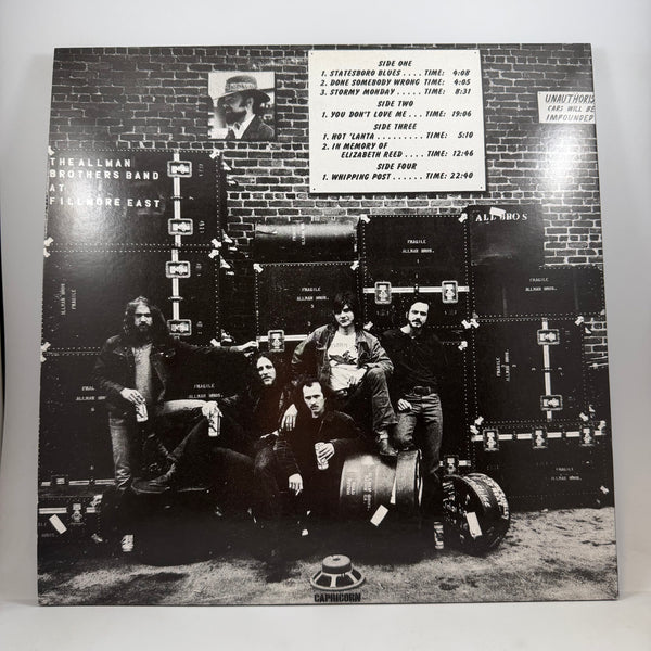 The Allman Brothers Band – The Allman Brothers Band At Fillmore East LP USED Vinyl NM/NM Audiophile