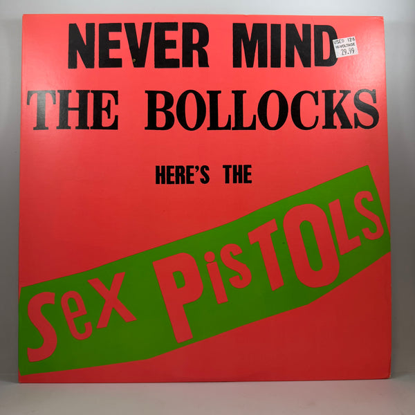 Sex Pistols – Never Mind The Bollocks Here's The Sex Pistols LP USED Vinyl VG+/VG+
