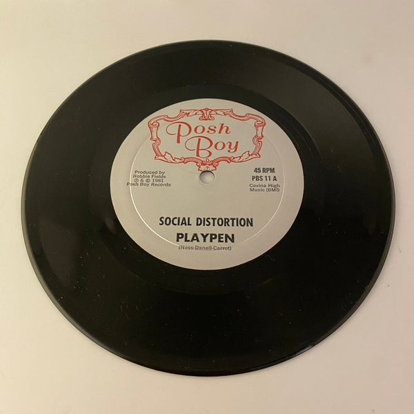 Social Distortion – Mainliner / Playpen USED 7" Vinyl NM/VG+ 1981 1st Press