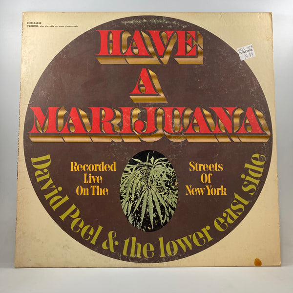 David Peel & The Lower East Side – Have A Marijuana LP USED Vinyl VG++/VG