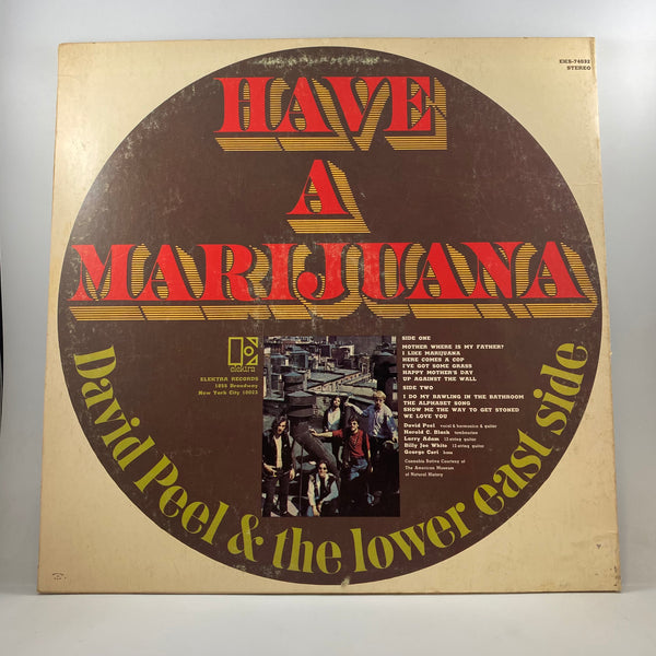 David Peel & The Lower East Side – Have A Marijuana LP USED Vinyl VG++/VG