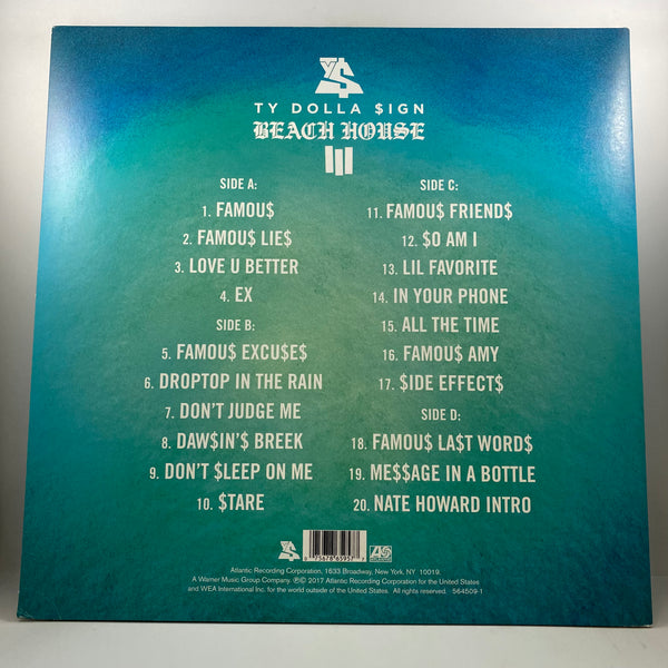 Ty Dolla $ign – Beach House 3 LP USED Vinyl VG++/VG+