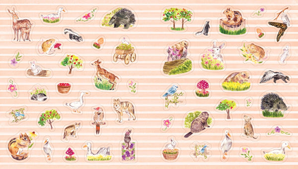 A Nature Lover’s Sticker Book: Hardcover