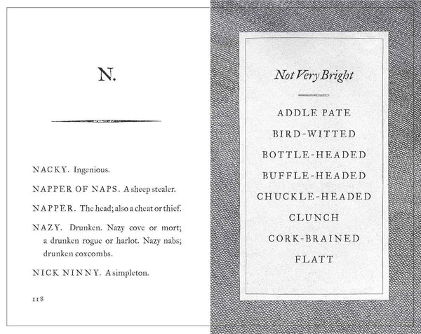 A Pocket Dictionary of the Vulgar Tongue