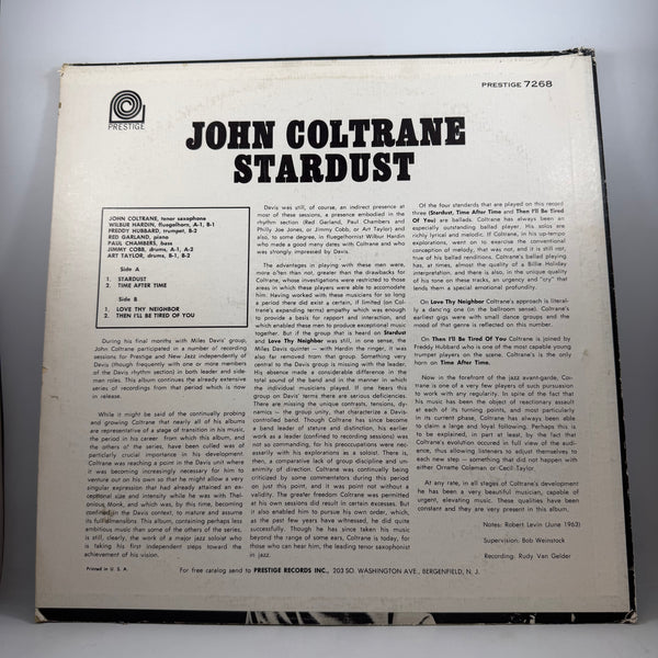 John Coltrane – Stardust LP USED Vinyl VG/G+