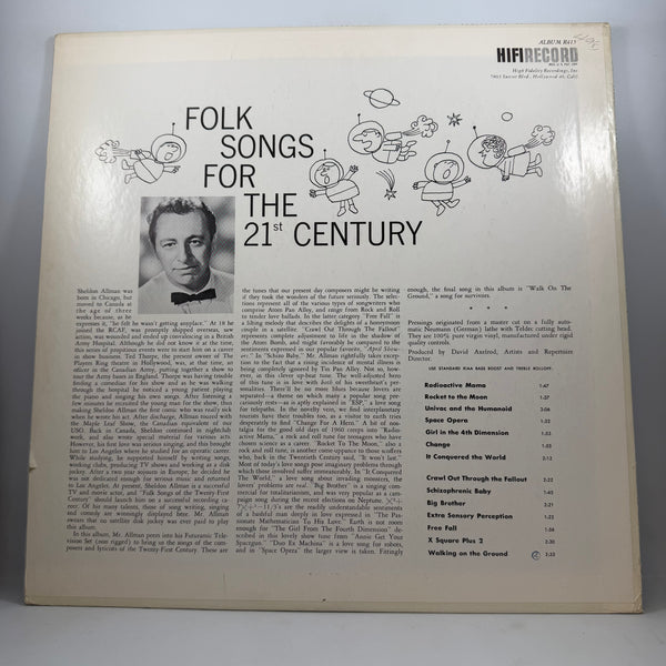 Sheldon Allman – Folk Songs For The 21st Century LP USED Vinyl VG/VG+