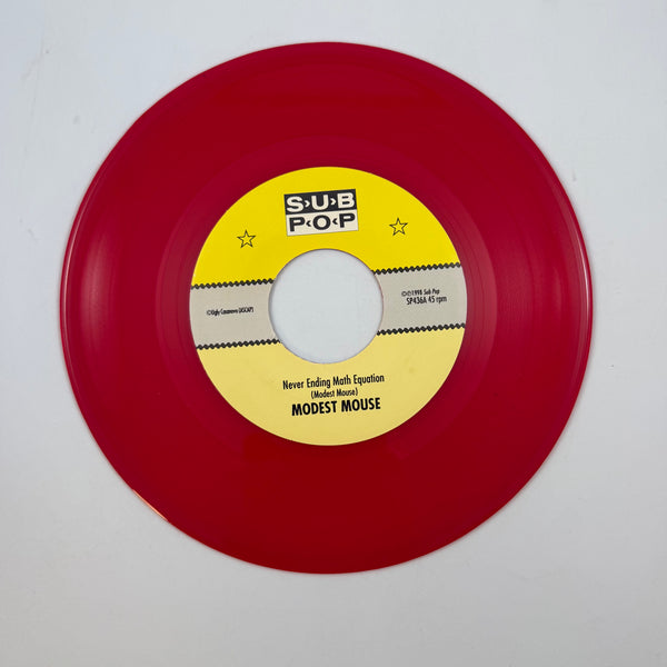 Modest Mouse – Never Ending Math Equation 7" USED Vinyl VG+/VG+ Color Vinyl