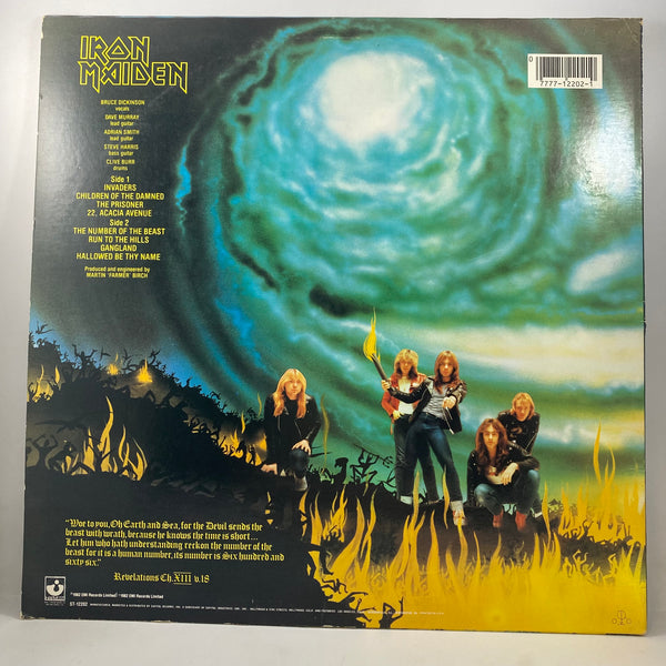 Iron Maiden – The Number Of The Beast LP USED Vinyl VG+/VG+