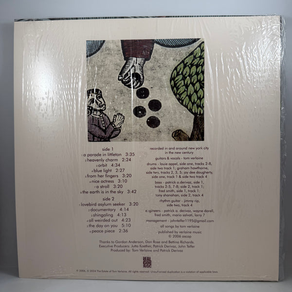 Tom Verlaine – Songs And Other Things LP USED Vinyl NM/NM Color Vinyl