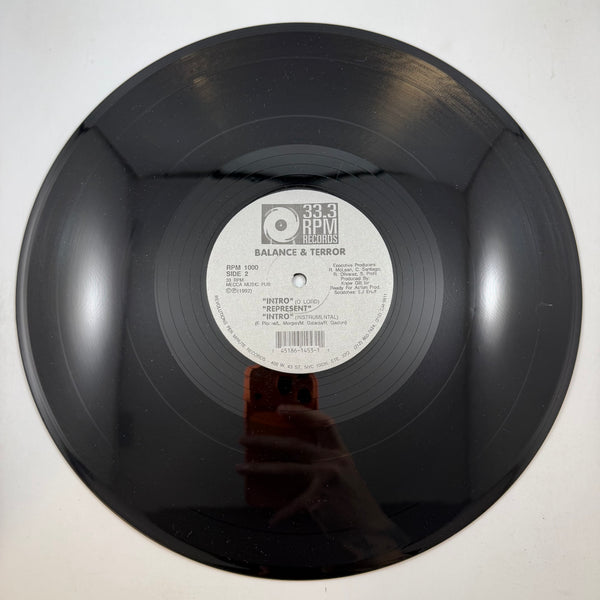 Balance & Terror – Let It Flow / Intro / Represent 12" LP USED Vinyl VG+/Generic