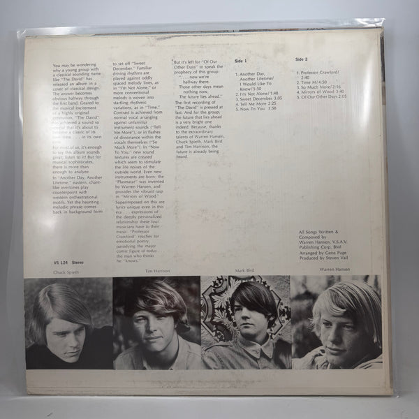 The David – Another Day, Another Lifetime LP USED Vinyl VG++/VG+