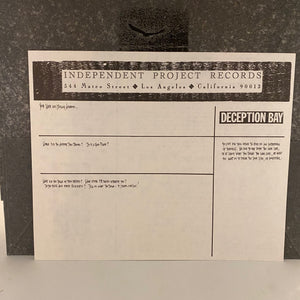 Deception Bay - Fortune Days 10" EP Clear Vinyl NM-NM USED