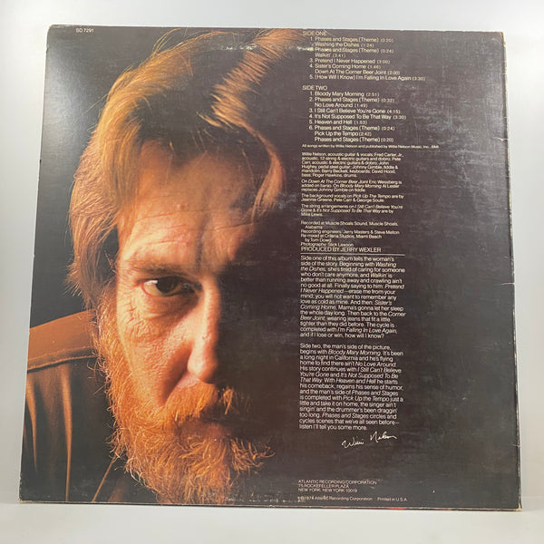 Willie Nelson – Phases And Stages LP USED Vinyl VG+/VG+