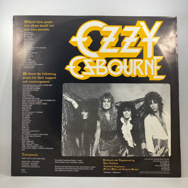 Ozzy Osbourne – The Ultimate Sin LP USED Vinyl VG+/VG+