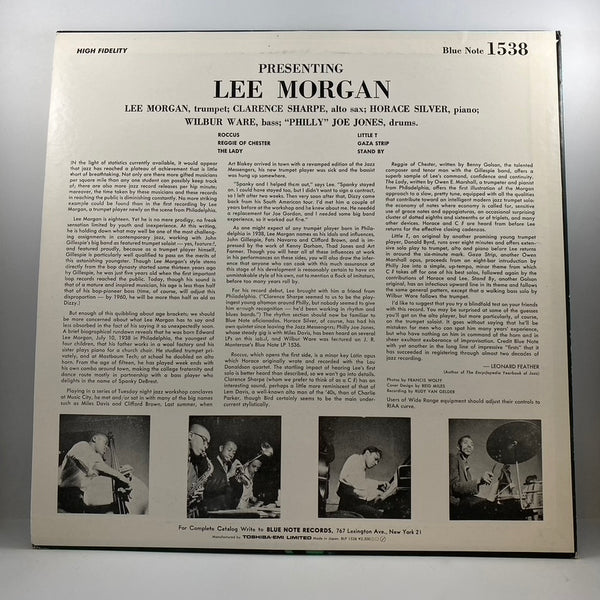 Lee Morgan – Indeed! LP USED Vinyl VG+/VG+