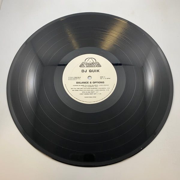 DJ Quik – Balance & Options LP USED Vinyl VG+/VG+