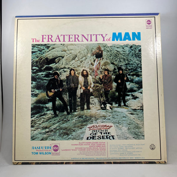 The Fraternity Of Man – The Fraternity Of Man LP USED Vinyl VG/VG