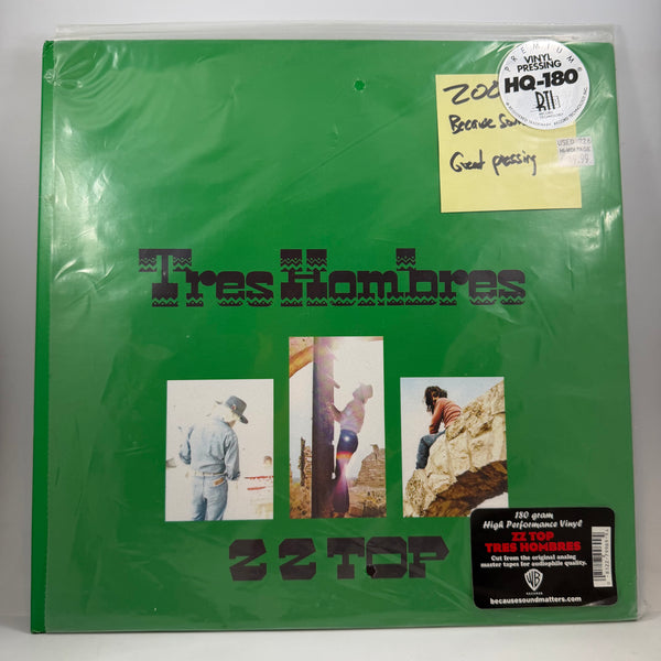 ZZ Top – Tres Hombres LP USED Vinyl NM/VG Audiophile