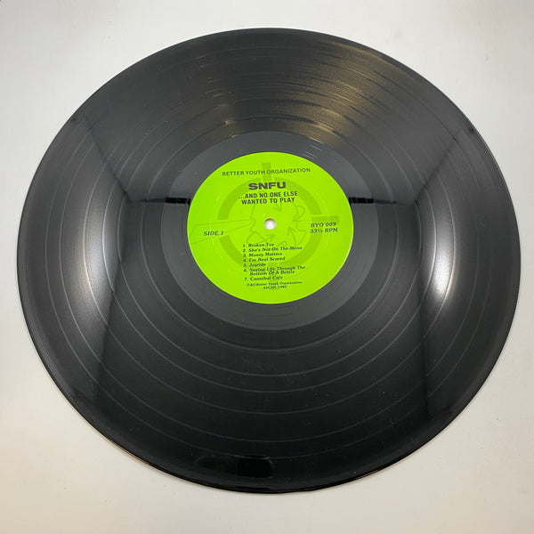 S.N.F.U – ... And No One Else Wanted To Play LP USED Vinyl NM/VG+