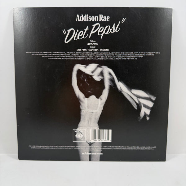 Addison Rae – Diet Pepsi 7" USED Vinyl NM/NM Color Vinyl