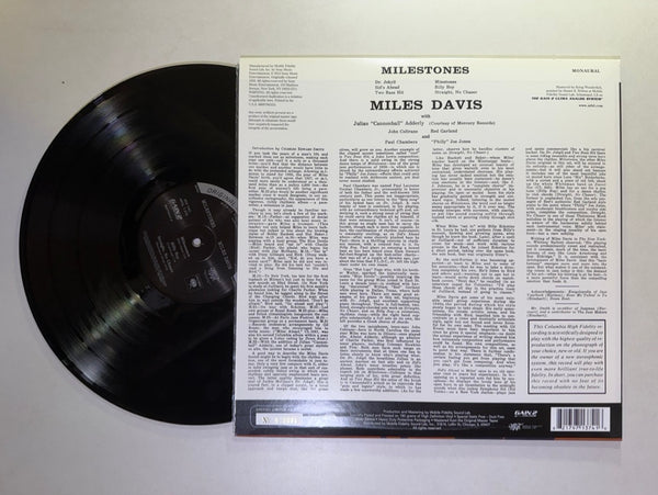 Miles Davis – Milestones LP USED Vinyl NM/VG++ Audiophile
