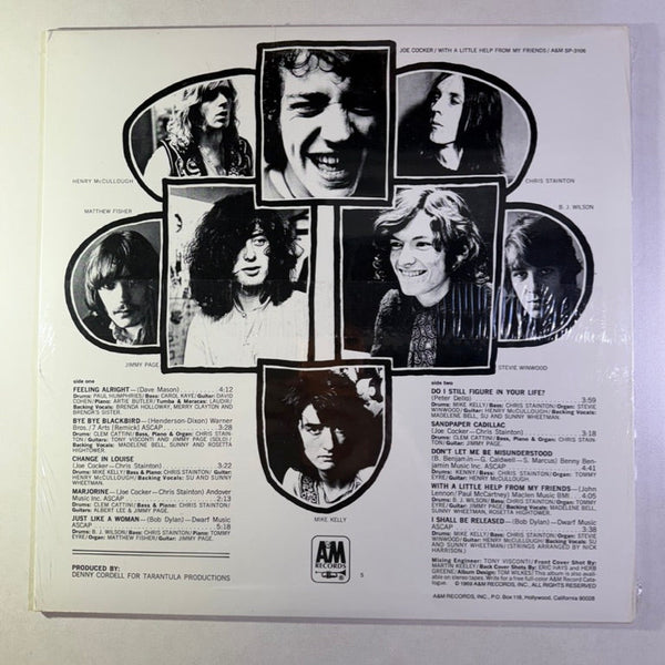 Joe Cocker – With A Little Help From My Friends LP NOS Vinyl Mint Still Sealed