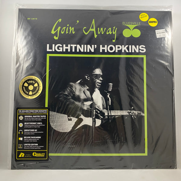 Lightnin' Hopkins – Goin' Away LP Vinyl Mint Still Sealed Audiophile