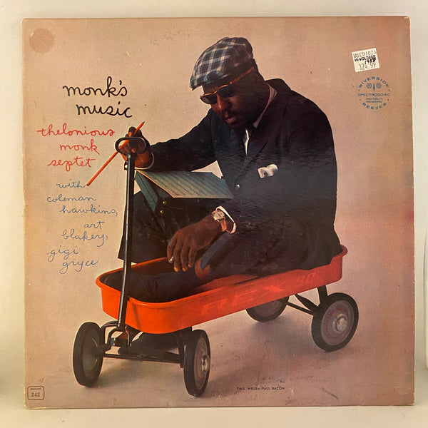 Thelonious Monk Septet – Monk's Music LP USED VG++/VG+ 1960 Mono Pressing