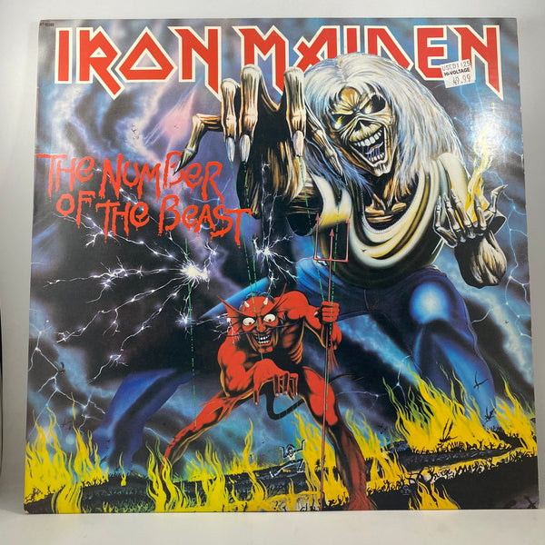 Iron Maiden – The Number Of The Beast LP USED Vinyl VG+/VG+
