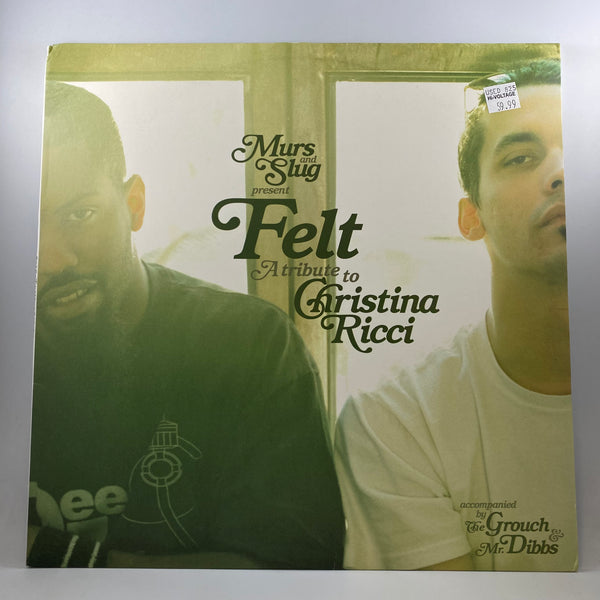 Murs & Slug Present Felt – A Tribute To Christina Ricci LP USED Vinyl VG++/NM