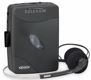 Jensen SCR-75-HP Classic Personal Cassette Player with AM FM Radio