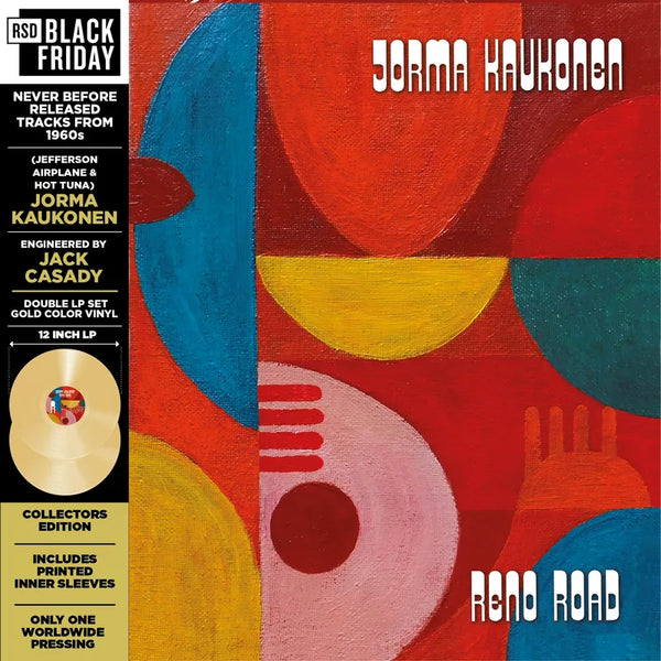 Jorma Kaukonen and Jack Casady - Reno Road: Unreleased tracks from the '60's 2LP NEW RSD BF 2024