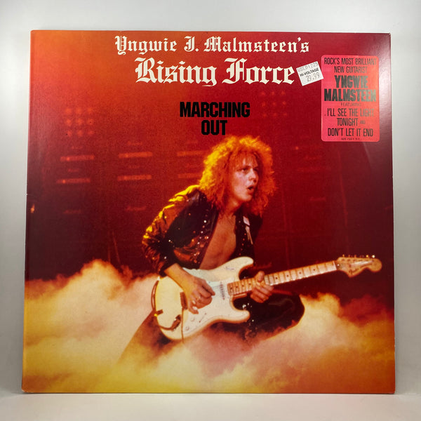 Yngwie J. Malmsteen's Rising Force – Marching Out LP USED Vinyl NM/VG+