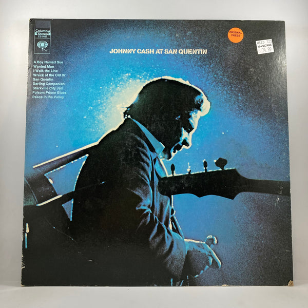 Johnny Cash – Johnny Cash At San Quentin LP USED Vinyl VG+/VG
