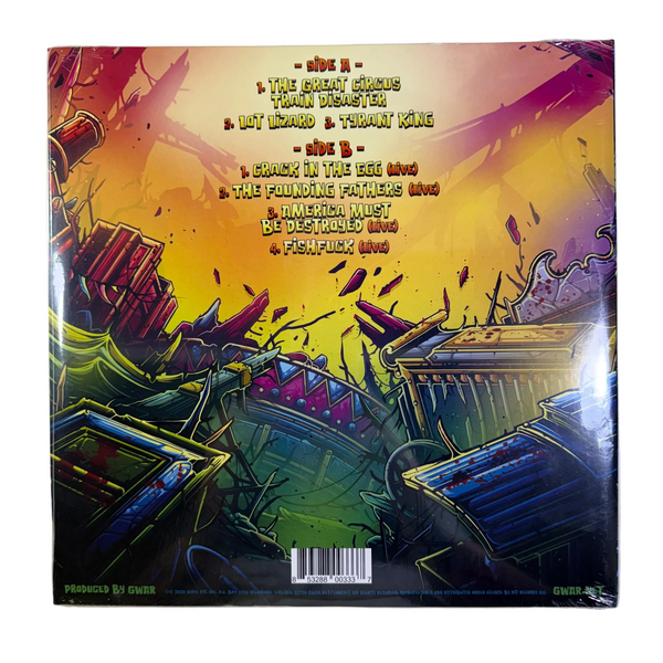 Gwar – The Return Of Gor-Gor LP NOS Vinyl Mint Still Sealed