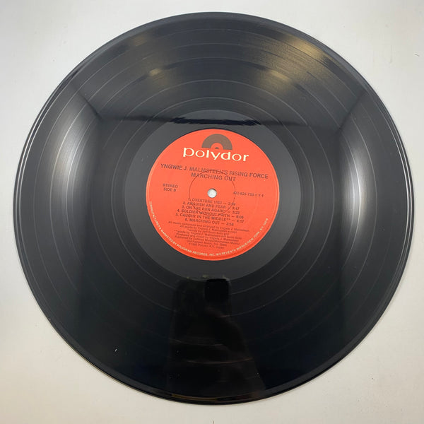 Yngwie J. Malmsteen's Rising Force – Marching Out LP USED Vinyl NM/VG+