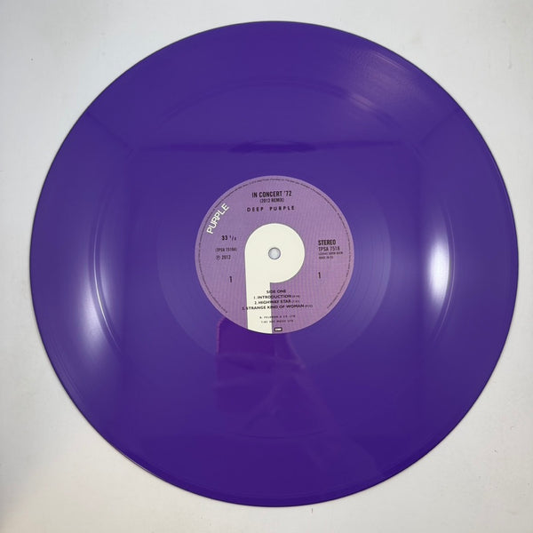 Deep Purple – In Concert '72 LP USED Vinyl NM/NM Color Vinyl