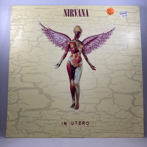 Nirvana – In Utero LP USED Vinyl VG+/VG 2009 RTI Pressing