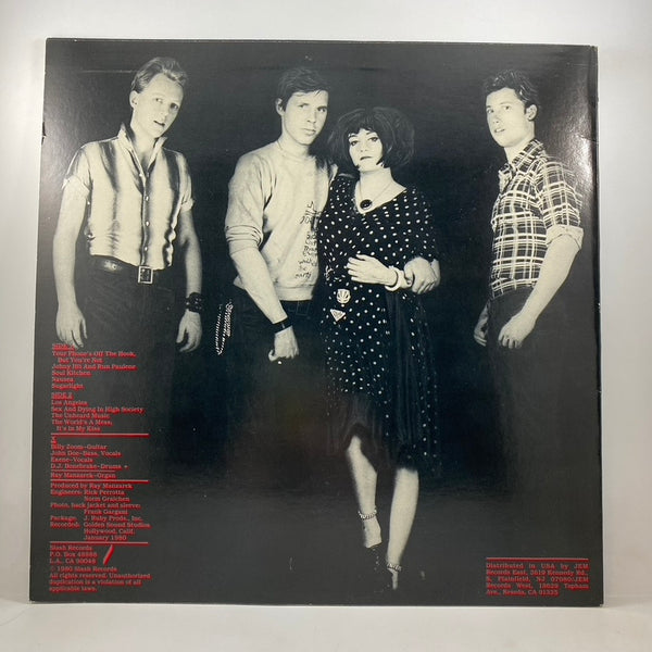 X – Los Angeles LP USED Vinyl VG+/VG+ Original Pressing