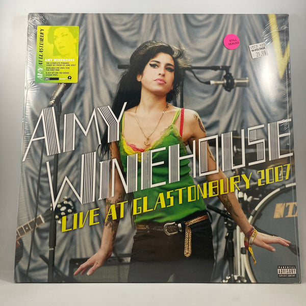 Amy Winehouse – Live At Glastonbury 2007 LP USED Vinyl Mint / Still Sealed / Color Vinyl