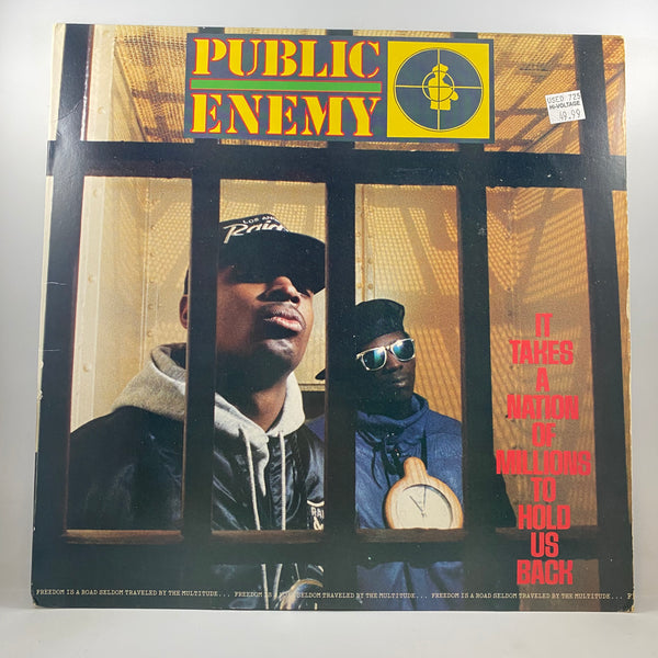 Public Enemy – It Takes A Nation Of Millions To Hold Us Back LP USED Vinyl VG/VG